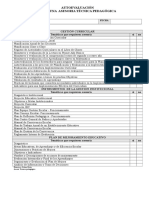 Formato - Autoevaluación para Una ASESORIA TÉCNICA PEDAGÓGICA