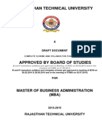 RTU MBA Syllabus