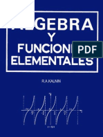 Algebra y Funciones Element Ales - Kalnin