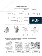 Prueba de Historia Semestral 2015