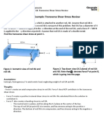 Module 19 Solution Transverse Shear Stress