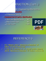 INTRODUCTION (Cont..) : TIN 205-TIN31 Engineering Mechanics