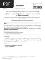 A Dynamic Model For The Performance and Environmental Analysis of An Innovative E-Bike