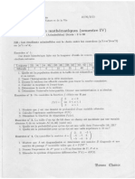 Corrige Et Examen de Biostatistique 2LMD 2015