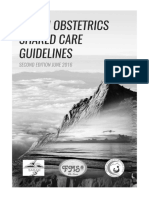 Sabah Obstetrics Shared Care Guidelines 2nd Edition 2016