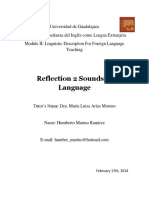 Reflection Sounds of Language