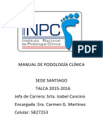 Original Manual de Podología Clínica 2011