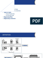 Rotating Machinery Rubs Rotating Machinery Looseness