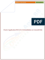 Oracle Application R12 (12.1.3) Installation On Linux (64 Bit)