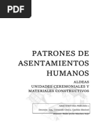 Patrones de Asentamientos Humanos