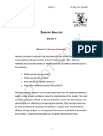 Sensory Analysis - Section 4 PDF