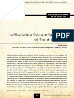 La Filosofía de La Historia de Hegel Después Del "Final de La Historia"2 PDF