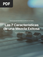 Las 7 Características de Una Mezcla Exitosa