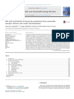 Life Cycle Assessment of Electricity Production From Renewable - SIMAPRO PDF