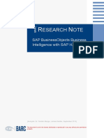 White Paper SAP BusinessObjects BI Solutions For SAP HANA PDF