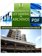 Anteproyecto de Ley de Archivos en Honduras 