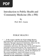 Introduction To Public Health, FWACP