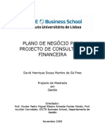 Plano de Negocio Consultoria Financeira