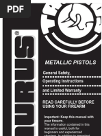 Taurus Metallic Pistol Manual