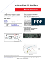 Temperature Transmitter On Single Chip Mixed-Signal MCU: TI Designs