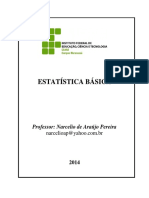 Apostila de Introducao A Estatistica Ifce 2014 PDF