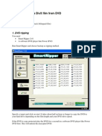 How To Produce A Divx Film From DVD