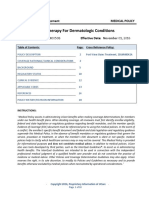 Phototherapy For Dermatologic Conditions