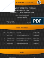 Comparison Between Column Supported Esr and Shaft Supported Esr