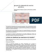 Metodología para La Estimación de Reservas Petroleras