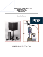 M622-175+500 Fluid Loss Operation Manual