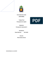 Presupuesto de Capital Trabajo Final