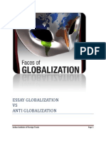 Essay Globalization VS Anti Globalization