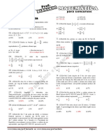 Lista de Exercícios de Aritmética PDF