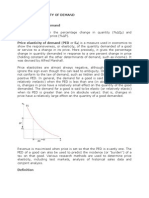 Types of Elasticity of Demand Price Elasticity of Demand