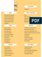 Catering Menu: Goat Meat