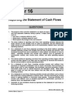 Reporting The Statement of Cash Flows: Questions