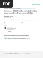 Correlacion Del CBR Con Las Propiedades Físicas de Los Suelos de Alta Compresibilidad