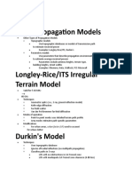 Propagation Models PHD