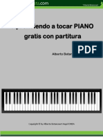 Aprendiendo A Tocar PIANO Gratis Con Partitura PDF