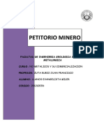 Formato de Petitorio Minero