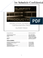 Production Schedule & Information Pack: Film: Forest Friends