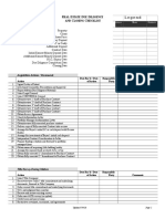 Due Diligence Closing Checklist