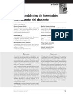 Dialnet LasNecesidadesDeFormacionPermanenteDelDocente 2041051 PDF