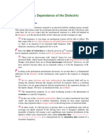 3.3 Frequency Dependence of The Dielectric Constant: 3.3.1 General Remarks