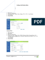 Setting Adsl Modem Shiro