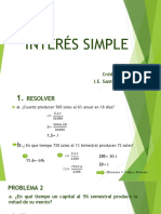 Interés Simple Bloque I - 1 Al 12