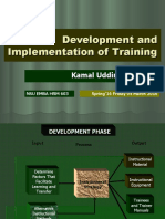 Development and Implementation of Training