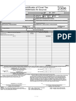 Form 2306 Witn Computation Electric Bill