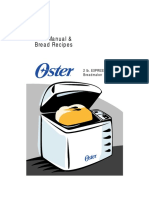 Oster 5838 Expressbake Bread Maker Users Manual 120855