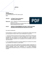 Carta 0106 - Ascensores - Absuelve Requerimiento de Pago